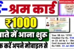 E-shram Card Update 2025